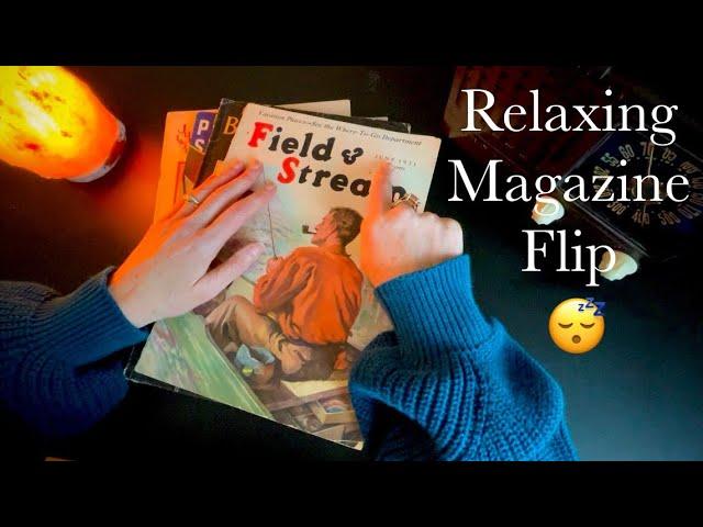 Vintage Magazine Flip Through ASMR  ~ One Hour Soft Spoken Page Turning a 1931 Popular Science