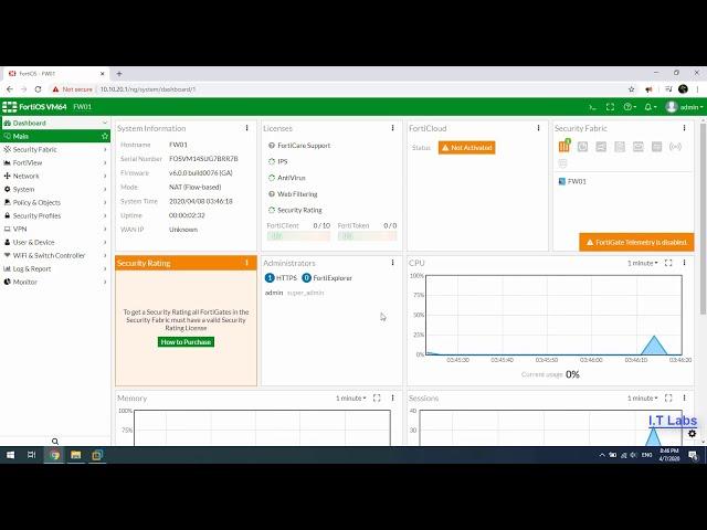 How to config SSL VPN on FortiGate Firewall (Firmware 6.0)