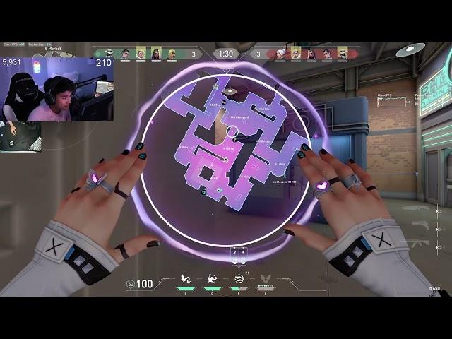 34 ELIMS! MVP! NRG s0m CLOVE VALORANT RANKED GAMEPLAY [ FULL MATCH VOD ]