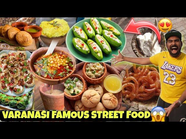 Trying TOP-10 Famous Street Food Of Varanasi