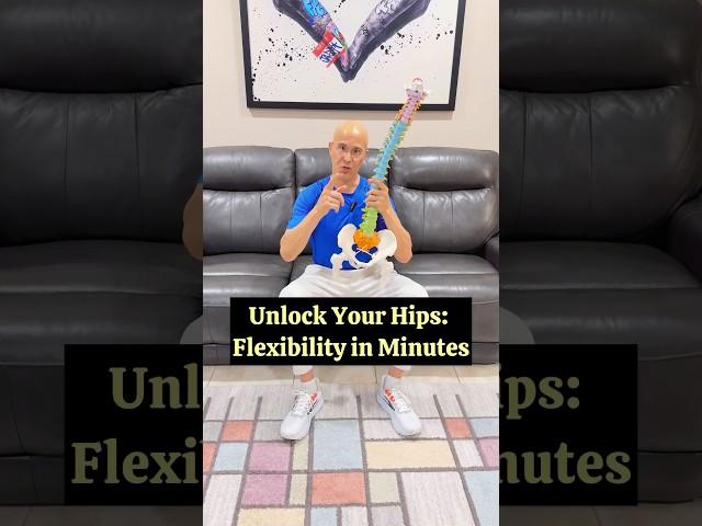 Unlock Your Hips: Flexibility in Minutes!  #drmandell #health #hips