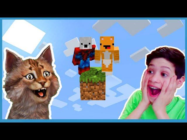 Minecraft But We Only Get ONE BLOCK!