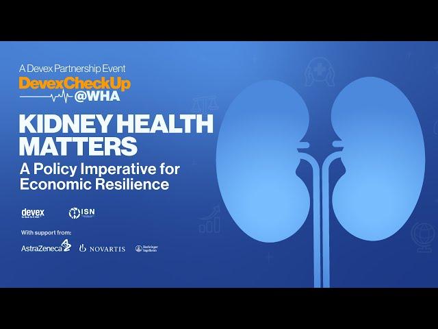 Kidney health matters: A policy imperative for economic resilience