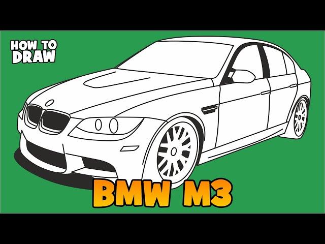 How to draw BMW M3 2011