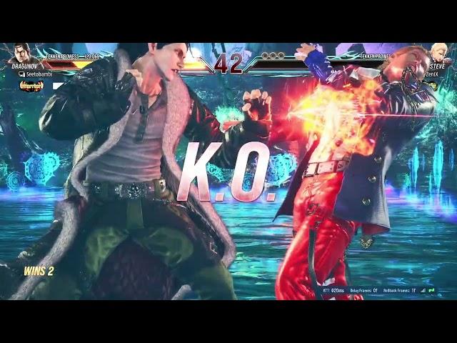 Seetobambi (Dragunov) vs ZenIX (Steve) | Steve uses his nose to open a can of woopass