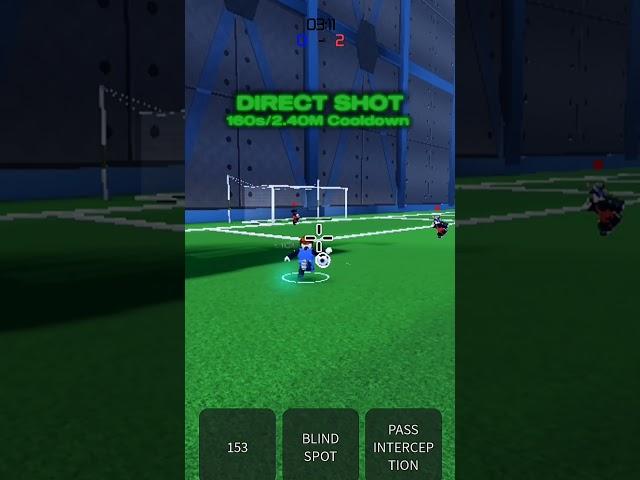 Isagi/Direct Shot Showcase Meta Lock #metalock #roblox #soccer #bluelock