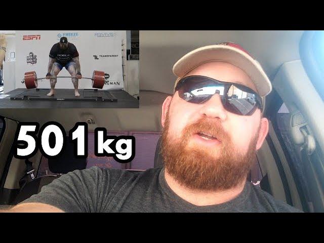 DOES IT COUNT??? Hafthor Julius Bjornsson - THOR - 501kg Deadlift World Record Attempt WUS