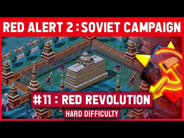 Red Alert 2 - Soviet Mission 11 Red Revolution - Hard Difficulty - Under Par Time