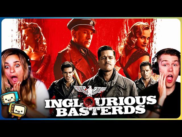 INGLOURIOUS BASTERDS (2009) Movie Reaction! | First Time Watch | Quentin Tarantino | Brad Pitt