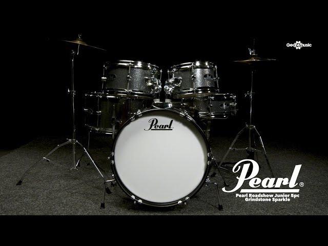 Pearl Roadshow Junior 5pc Complete Drum Kit, Grindstone Sparkle | Gear4music