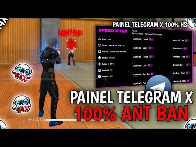 ESPECIAL 73K!!  PAINEL TELEGRAM X HEADTRICK ANDROID  NOVO XIT PARA ANDROID 