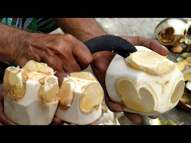 Amazing! Palm fruits cutting skills || Street Food of Dhaka | Food Tube BD