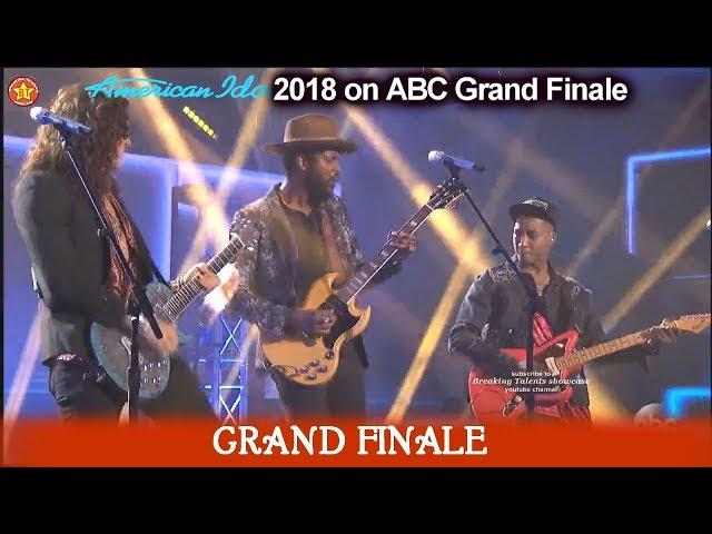 Cade Foehner Dennis Lorenzo & Gary Clark Jr “Bright Lights” American Idol 2018  Grand Finale