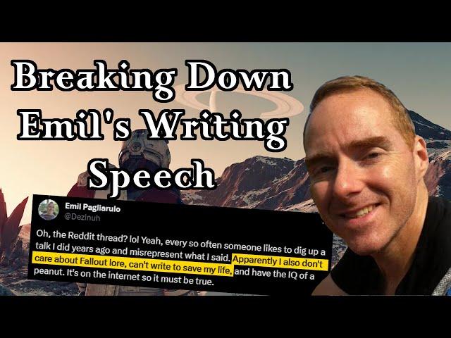 Breaking Down Emil Pagliarulo's Writing Speech