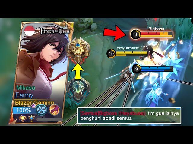 FANNY BEST BUILD AND ROTATION TO RANK UP FASTER!! AGRESSIVE GAMEPLAY - Mobile Legends