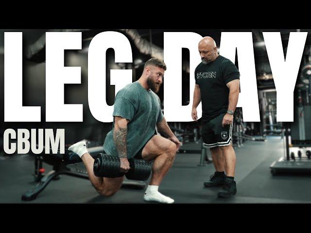 CBUM OLYMPIA PREP BEGINS | LEG DAY