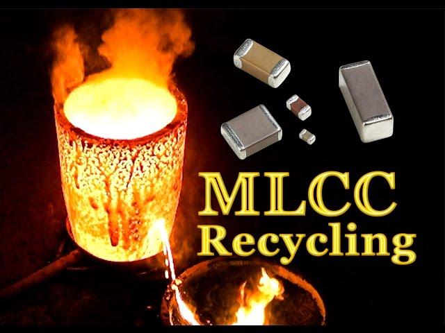 Palladium, Silver and Gold recovery from MLCC (Monolithic Ceramic Capacitors)PART-2