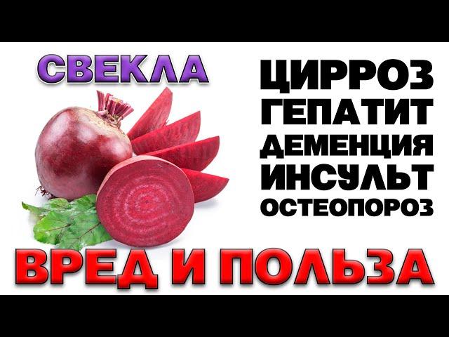 СВËКЛА - ПОЛЬЗА И ВРЕД (КОМУ КАТЕГОРИЧЕСКИ ЗАПРЕЩЕНО УПОТРЕБЛЯТЬ СВЁКЛУ)