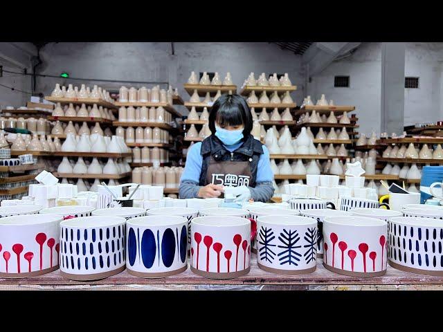 The Beauty of Clay! Amazing Look into the Process of Making Ceramic Mugs!