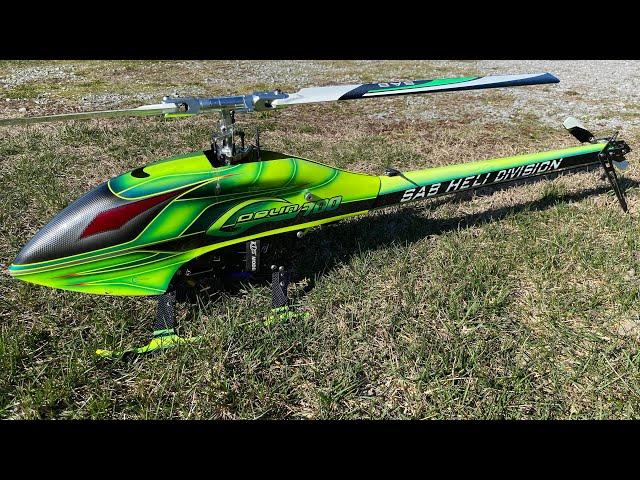 SAB Goblin 700 Competition Maiden Flight