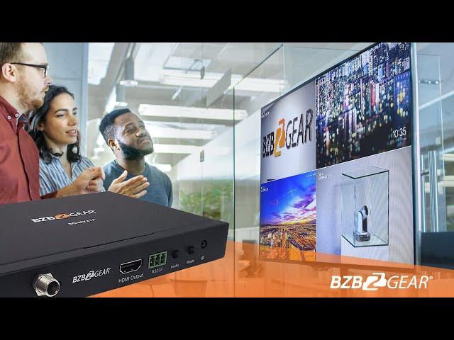 Affordable Auto Scaling Multi-Format Quad Multiviewer for Presenting | BZBGEAR BG-MV41A