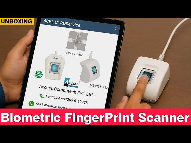 Access FM220U L1 Biometric Fingerprint Scanner Unboxing & Review | Best Budget Thumb Scanner 2025