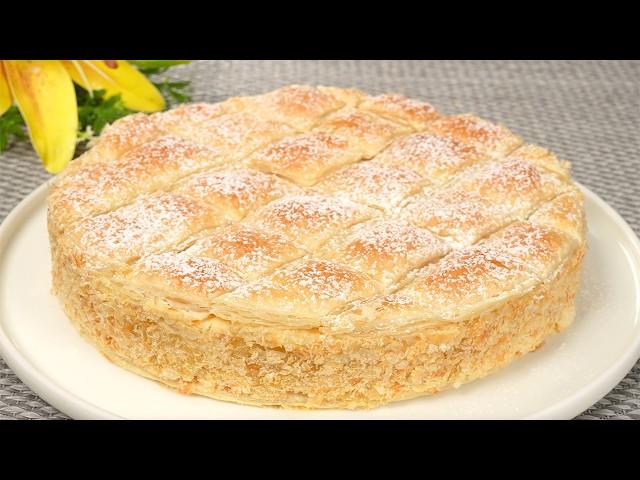 You will make this dessert every day! Cake that melts in your mouth! Apple Napoleon Cake