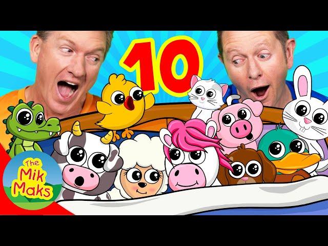 Ten In The Bed | Nursery Rhymes | The Mik Maks