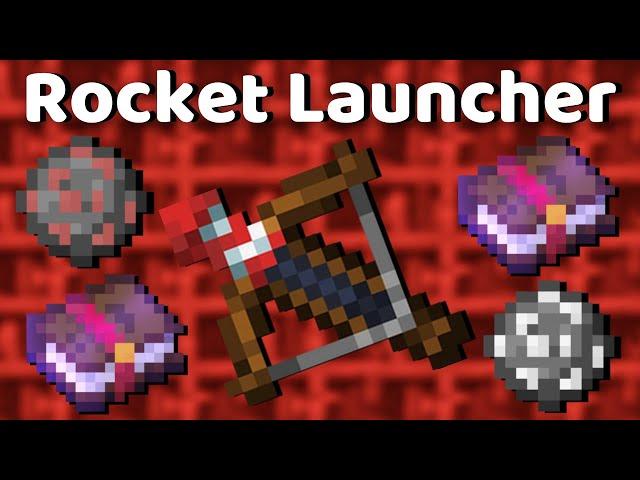 How to Make a Rocket Launcher Crossbow in Minecraft 1.21 (and Machine Gun!)