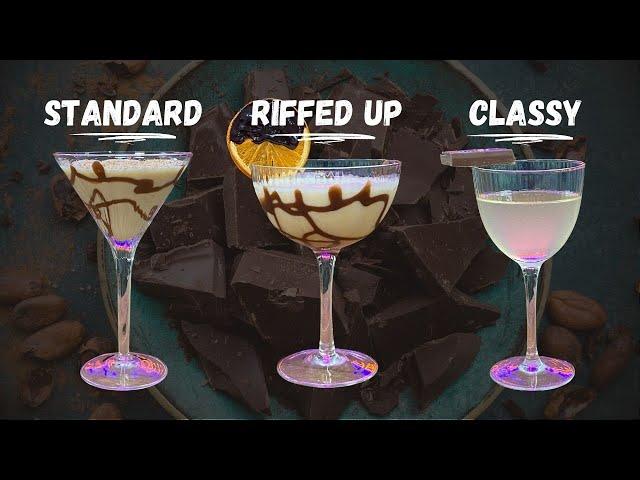 How to make a Chocolate Martini - 3 WAYS