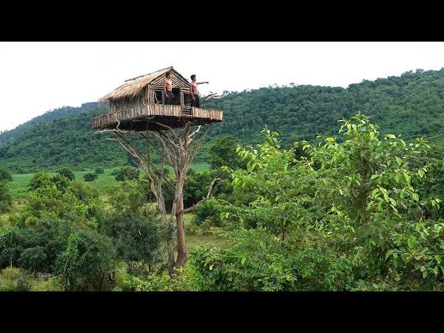 How To Build House On The Tree 12m And Swimming Pool [ Part I ]