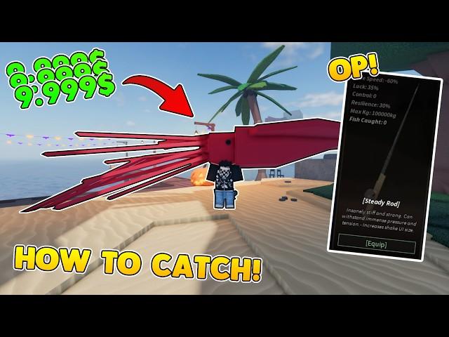 HOW TO CATCH EASY COLOSSAL SQUID in FISCH | Roblox