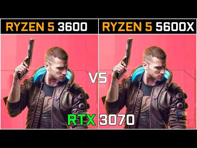 Ryzen 5 3600 vs Ryzen 5 5600X + RTX 3070 | Test in 8 Games | 1080p - 1440p