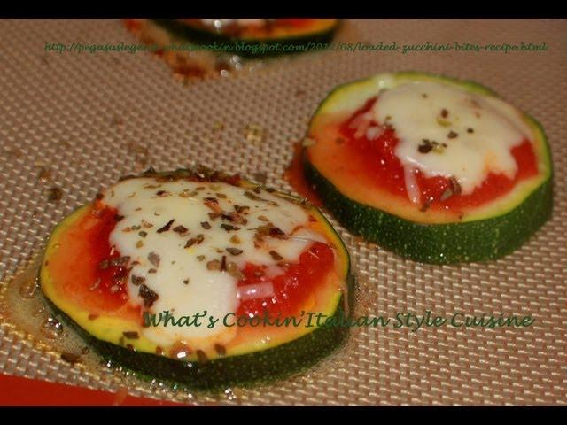 Zucchini Pizza Bites Appetizer Recipe