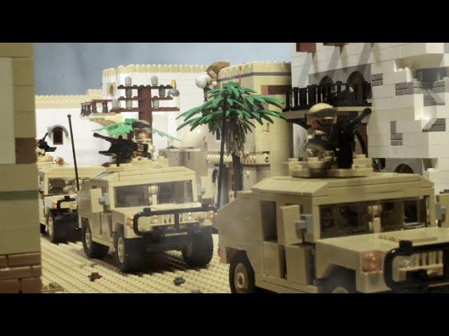 LEGO MODERN WAR. Iraq war - all parts together.