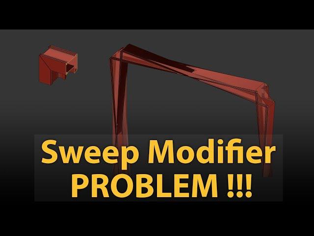 Sweep Modifier Problem | How to fix it?