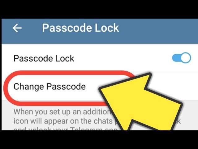 How To Change Telegram Passcode | How To Change Telegram Password | Telegram Password