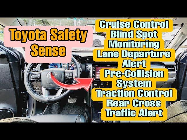 TOYOTA SAFETY SENSE II FORTUNER Q SAFETY FEATURES