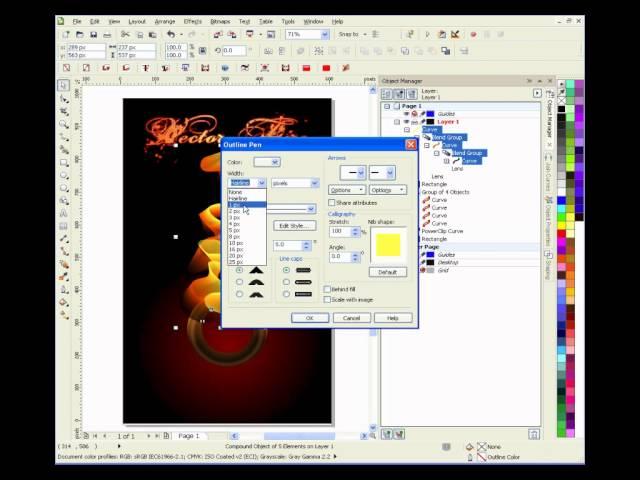Vector Fire Effect in CorelDRAW