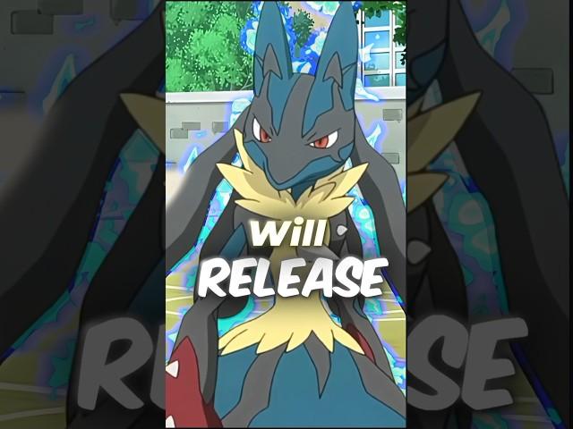 Ash Will Release Lucario  Official News From Nintendo #shorts #pokemon #anime #lucario