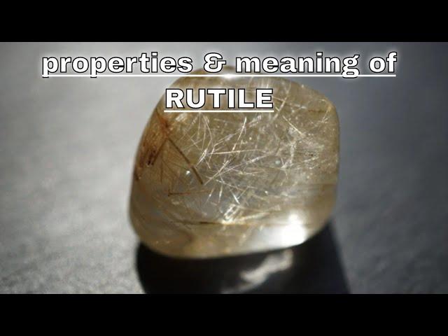 Rutile Meaning Benefits and Spiritual Properties