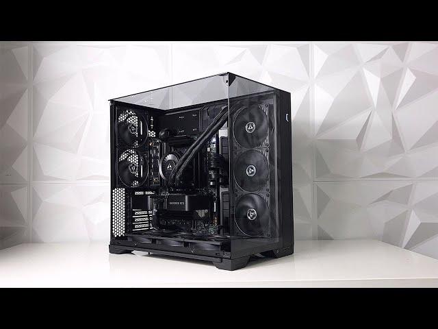 Black PC Build | No RGB | O11 Vision Compact | ARCTIC Liquid Freezer III 360 | FSP Hydro G Pro |