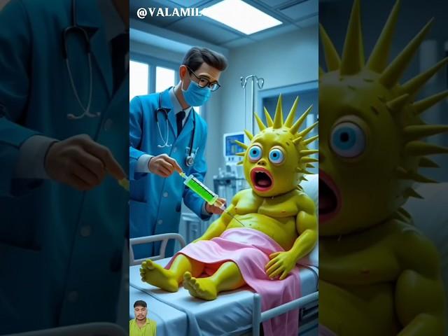 Evolution of Baby: alien on hospital with dr.VALAMILO #cat #cute#love #shorts