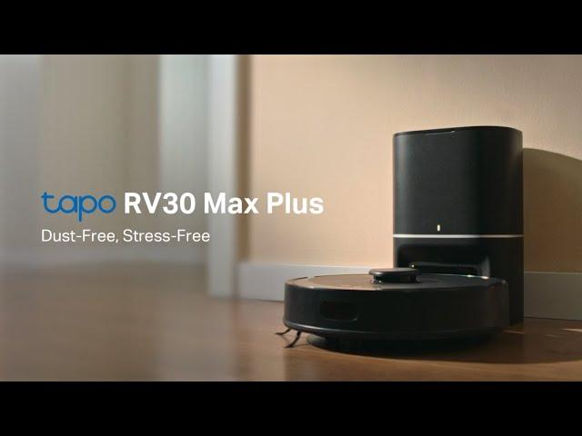 Dust Free, Stress Free-Tapo RV30 Max Plus Robot Vacuum Cleaner