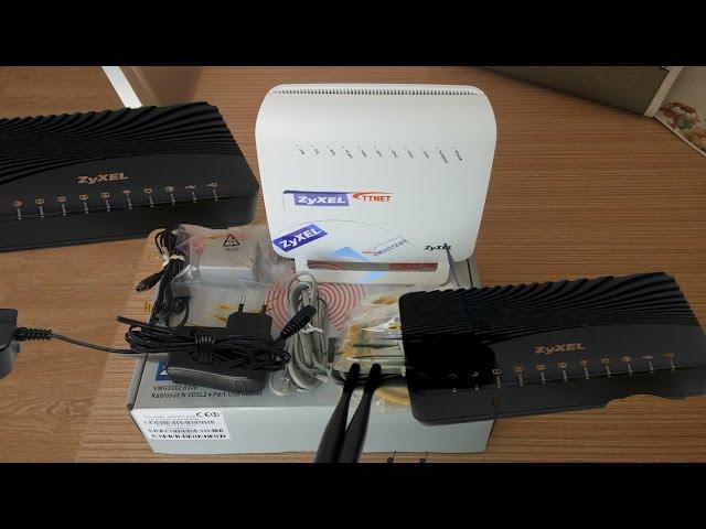 ZyXEL VMG3312 B10B Kablosuz N ADSL2+/ VDSL2--4 Port USB Modem Router Unboxing/TTNET ZyXEL