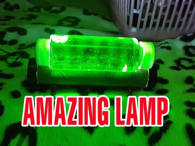 Make a Green-light Lamp at home | Funny Ideas