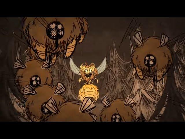Don't Starve Together: Solo Bee Queen (Gunpowder - Wendy)