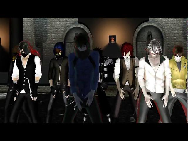 {MMD} Creepypasta  - Super Psycho Love