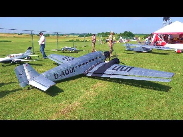 BIGGEST RC AIRPLANE JUNKERS JU-52 TERRIBLE END