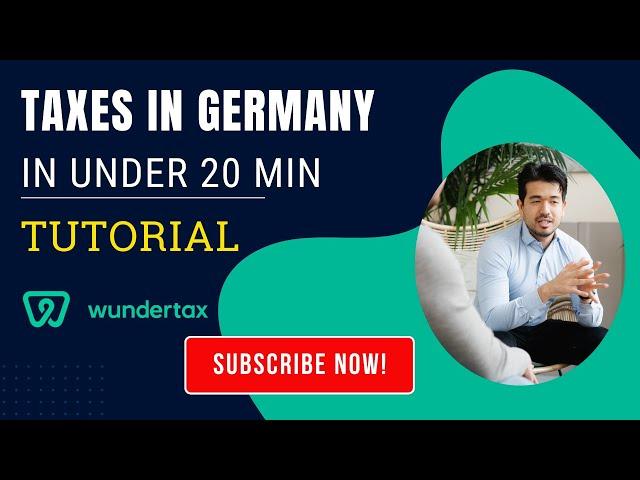 TAX RETURN IN GERMANY IN UNDER 20 MINUTES - Tutorial